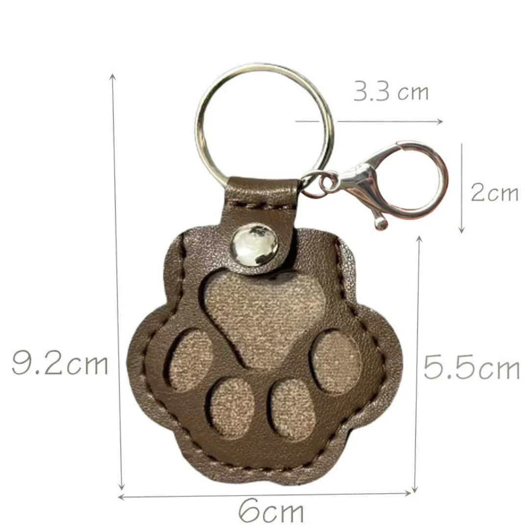 Portachiavi Commemorativo in Pelle per Conservare il Pelo del Tuo Animale