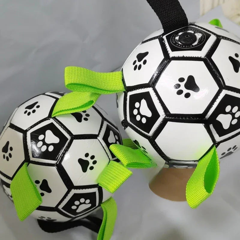 Palla Resistente per Cani con Maniglie da Tiro – Gioco Interattivo