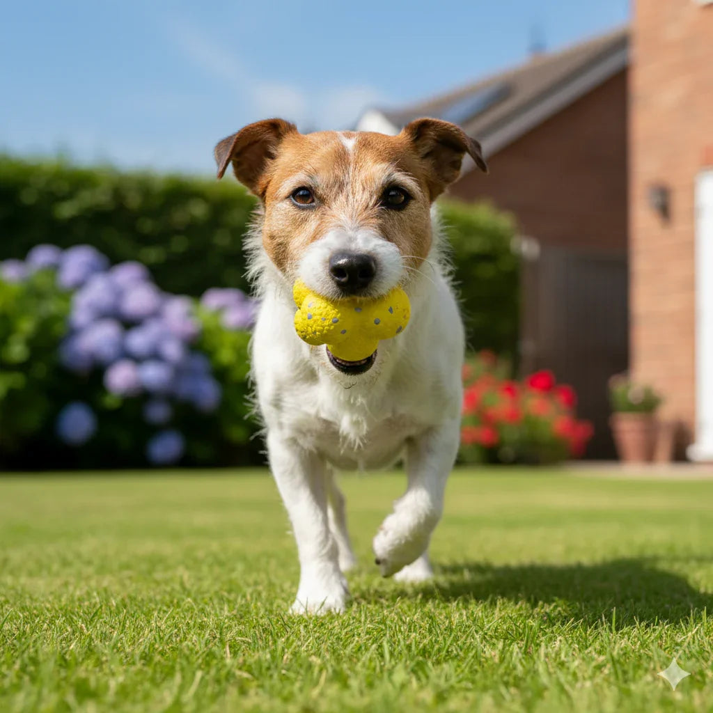 Palla Rimbalzante Resistente per Cani – Gioco Interattivo in Colori Vivaci