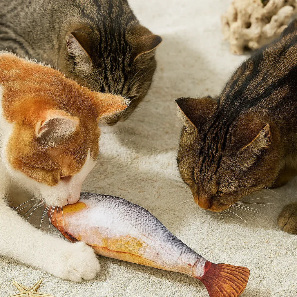Pesce Interattivo per Gatti con Movimento Automatico – Gioco Stimolante