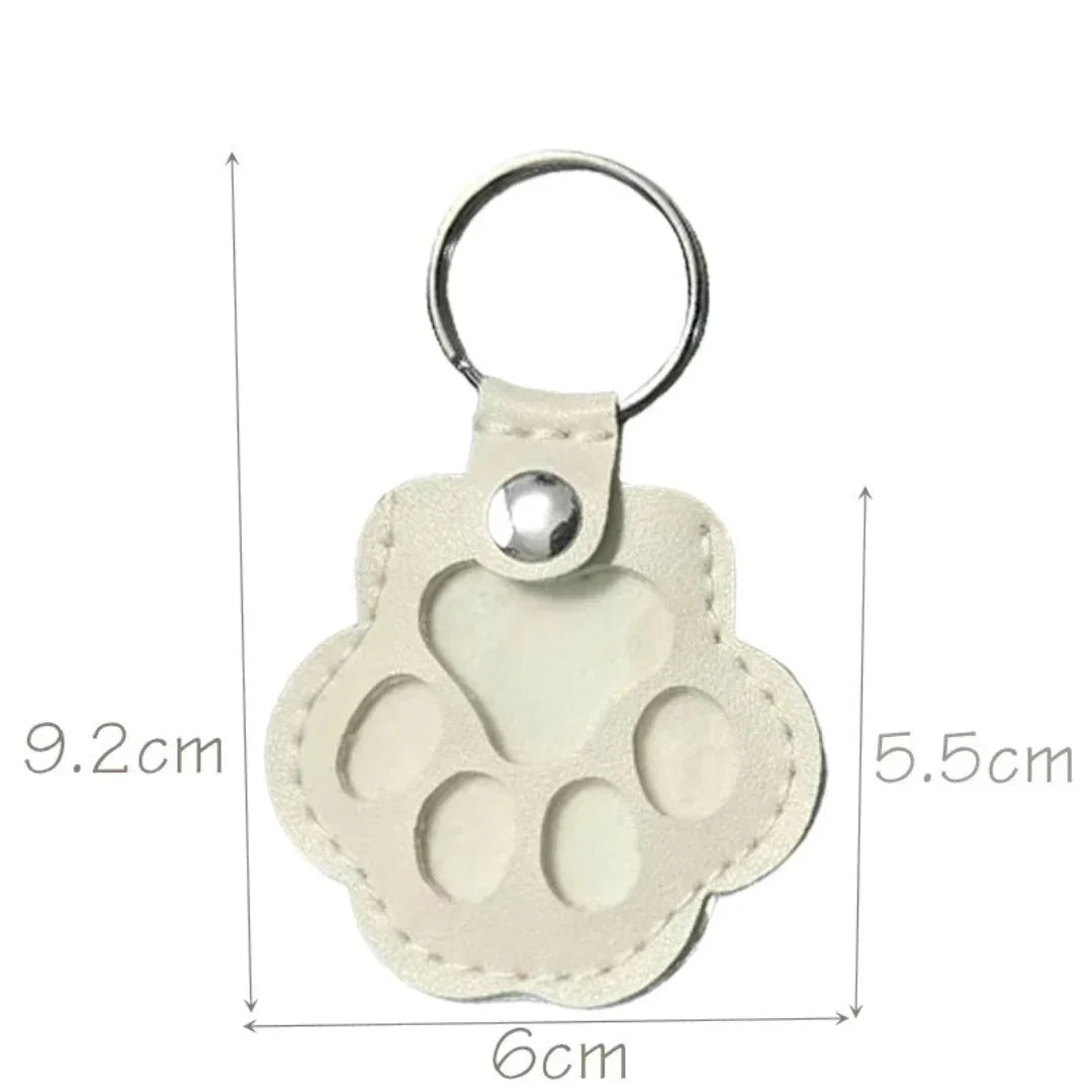 Portachiavi Commemorativo in Pelle per Conservare il Pelo del Tuo Animale
