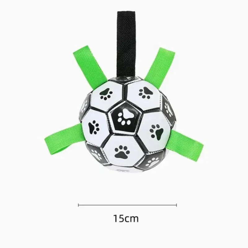 Palla Resistente per Cani con Maniglie da Tiro – Gioco Interattivo