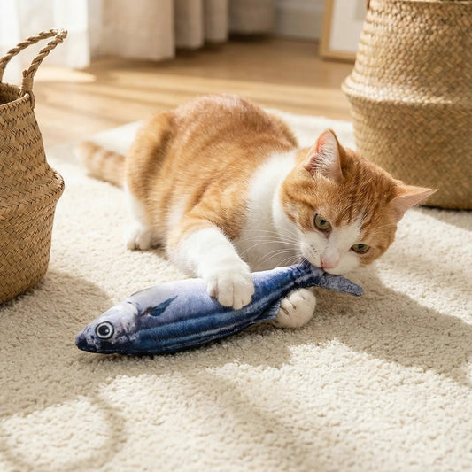 Pesce Interattivo per Gatti con Movimento Automatico – Gioco Stimolante